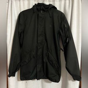 Volcom black, extra small snowboard jacket.